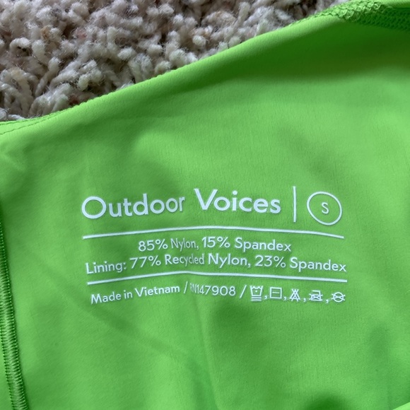 NWT Outdoor Voices Cross Back Athletic Tennis Dress Grasshopper - S - Picture 7 of 8